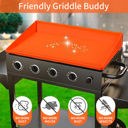 Snuggery Silicone Griddle Mat 28 inch for Blackstone,Upgraded Full-Edge Heavy Duty Food Grade Non-Stick Griddle Cover,Grill Buddy Mat Protect Your Griddle from Dirt & Rust