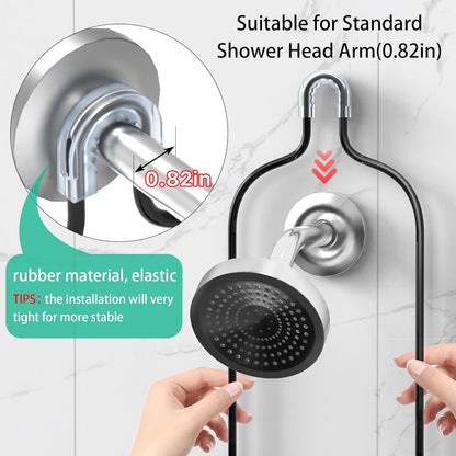 DAOYA Black Shower Caddy Hanging - Over the Shower Head Caddy 3 Tier Bathroom Organizer With 4 Baskets, Soap Holders, Multi Hooks, Rustproof, Stainless Steel