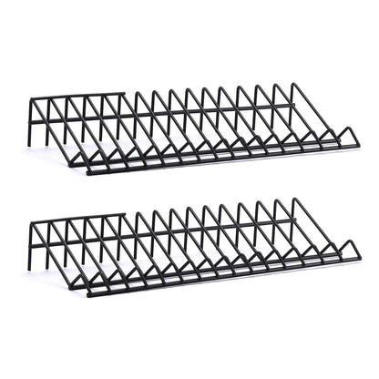 CASOMAN Plier Organizer Rack, 2 Pack, Pliers Holder in Black Wrench organizer, tool organizers and storage, 15-Slot Plier Rack