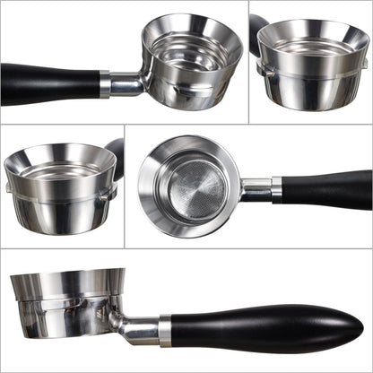 58mm Magnetic Dosing Funnel V2, MATOW Stainless Steel Espresso Dosing Ring with 8 Magnets Compatible with All 58mm Portafilter