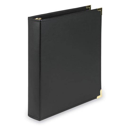 Samsill 1.5-Inch Classic Ring Binder, Black (15150)