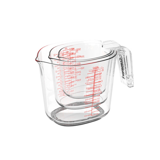 Cuisinart 3-Piece Nesting Liquid Measuring Cups, Includes 1, 2, and 4 Cup (CTG-00-3MCC)