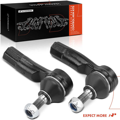 A-Premium 2Pcs Front Outer Tie Rod End Kit Compatible with Volkswagen Jetta, Passat, Golf, Golf Alltrack, Golf R, Golf SportWagen, Tiguan, Tiguan Limited, Beetle, CC, EOS & A3, A3 Quattro