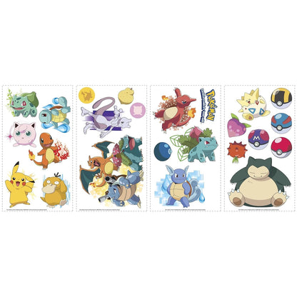 RoomMates RMK2535SCS: Pokemon Iconic Peel And Stick Wall Decals