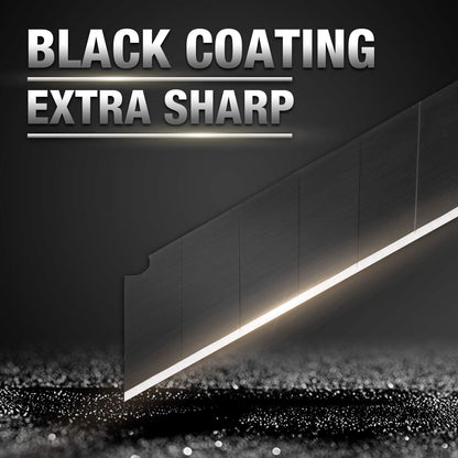 WORKPRO 5-Pack Snap-Off Utility Knife with 20-Pack 18 mm Razor Sharp Blades, Retractable Box Cutter for Cutting Cardboard, Boxes,Carpet, Rope