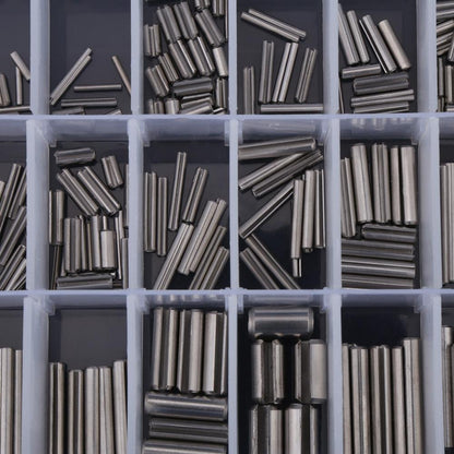 Spring Pin in Stainless Steel Split Spring Dowel Tension Roll Pins Set M1.5 M2 M2.5 M3 M4 M5 M6 M8 with Box