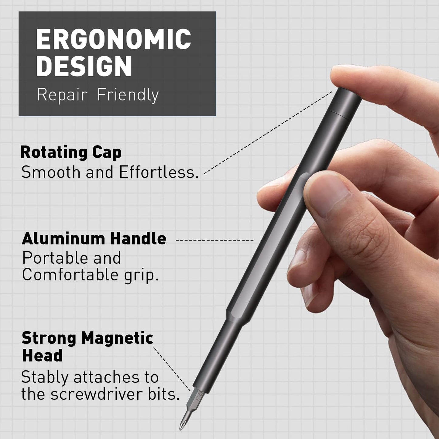 VMAN 63 in 1 Small Precision Screwdriver Set, Professional Mini Magnetic Repair Tool Kit for Ring Doorbell, Computer, Laptop, iPhone, Eyeglass, Xbox, PS4, PS5, Switch, Watch, MacBook, PC, Electronics