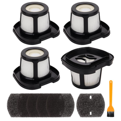 2284W Vacuum Filters for Bissell Pet Hair Eraser Hand Vacuum models 2284W, 2390A, 2390, 2389, 2579, Replace part# 1614212 1614203 1614204 (4 Replacement Filter 6 Foam Filter)