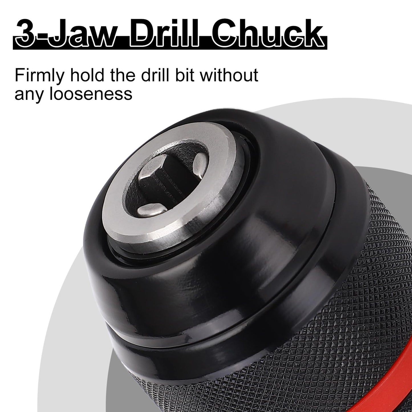 Drill Chuck Keyless, Multi Quick Change Keyless Hand Drill Chuck, 1/2-20UNF Mount 2-13mm Self-Tightening Drill Chuck Adapter for Multiple Purposes Power Drill, Engine Driven Drill, Handheld Drill