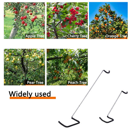 WLSANX Fruit Tree Limb Spreader 20pcs,10inch Branch Puller,New Fruit Branch Spreader Plastic Hose Wrapped Iron Wire Don't Damage Branches,Tree Open Angle Pull Branch Bending Tool (26T)