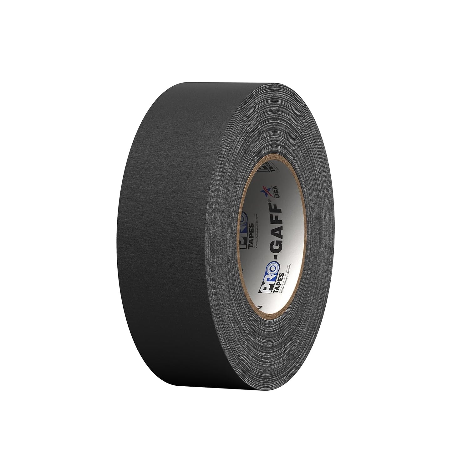 ProTapes 2" Width Pro Gaff Premium Matte Cloth Gaffer's Tape with Rubber Adhesive, 11 Mil Thick, 55 Yd Length, Black (Pack of 1)