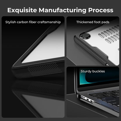 BlueSwan Ultimate Protection Case for MacBook Air 13 inch, M5 M4 M3 M2 2026-2022 A3449 A3240 A3113 A2681, Thickened Edge Sturdy TPU Bumper Hard Shell, Matte Protective Case for MacBook Air 13.6 Laptop