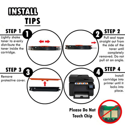 Inkfirst Compatible Black Toner Cartridge Replacement for HP CF350A 130A Color LaserJet Pro MFP M177fw M176