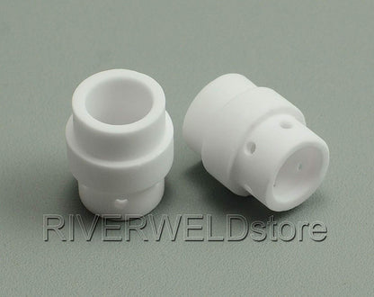 RIVERWELD MIG MAG Contact Tips M6 0.9mm 140.0169 Conical Cups Gas Nozzle 145.0080 Contact Tip Holder 142.0003 Gas Diffuser Ceramic 012.0183 for 24KD MB24 Co² Welding Torch 32pcs