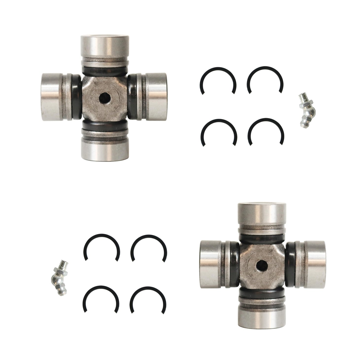 2-Pack 2202015 Joint Front Prop Shaft U-Joint, Front Driveshaft U-Joint Set – for Polaris ATV/UTV: Ranger/Brutus/Worker/Magnum/Xpedition/Xplorer/RZR/Scrambler/Sportsman, OE# 2203703, 3235500, 3260104
