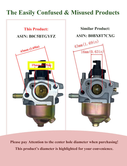 YAMAKATO 951-10310 751-10310 Carburetor OEM for MTD 173cc Lawn Mower Engine Carb
