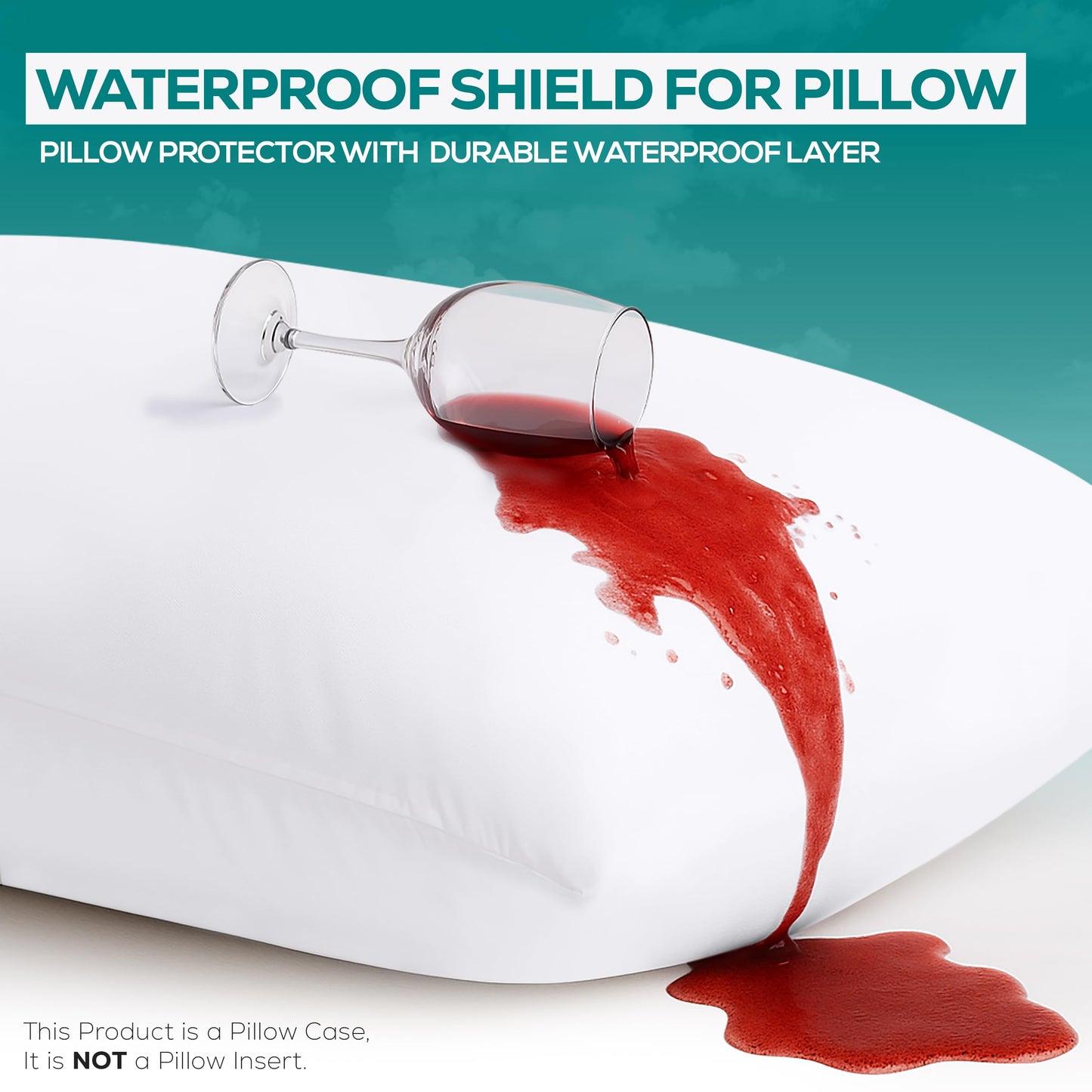 Utopia Bedding Set of 4 Waterproof Pillow Protectors with Zipper King Size (White), Ultra Soft Pillow Covers, Bed Bug and Dust Mite Proof Pillow Encasements, Moisture Wicking Pillow Cases