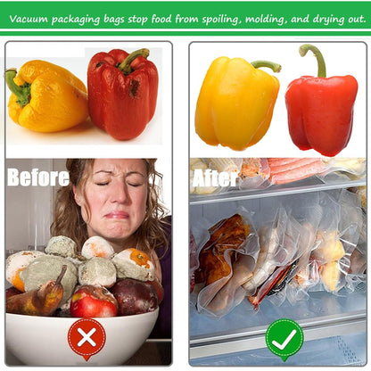 Vacuum Sealer Bags for Food 100 Pack - 10"x12" Precut Freezer Bags | BPA-Free Heavy Duty for Sous Vide, Meal Prep & Compression Storage | Sacs d'étanchéité sous vide