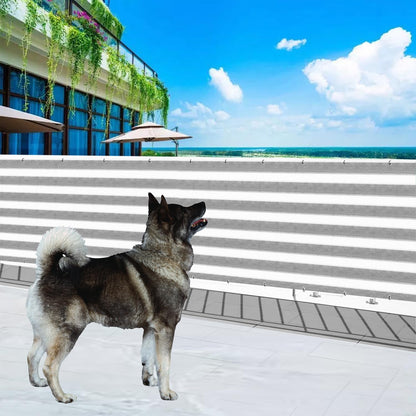 Balcony Privacy Screen, 3.0FT x 19.7FT Fence Privacy Screen UV-Resistant Apartments Railing Fence Shield Cover, Weather Resistant Outdoor Patio Deck Privacy Panels Porch