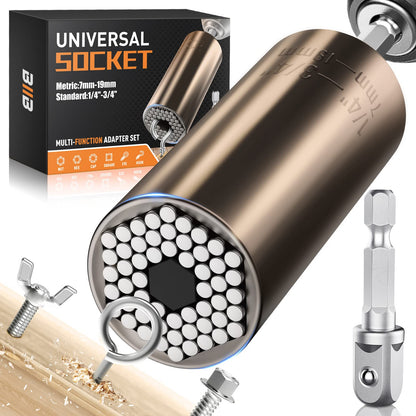 BIIB Valentines Day Gift for Him Gifts for Men Super Universal Socket Tools, Birthday Mens Gifts for Men Dad Him Husband Boyfriend, Dad Gift for Who Have Everything, Fathers Day Gift, Cool Gadgets