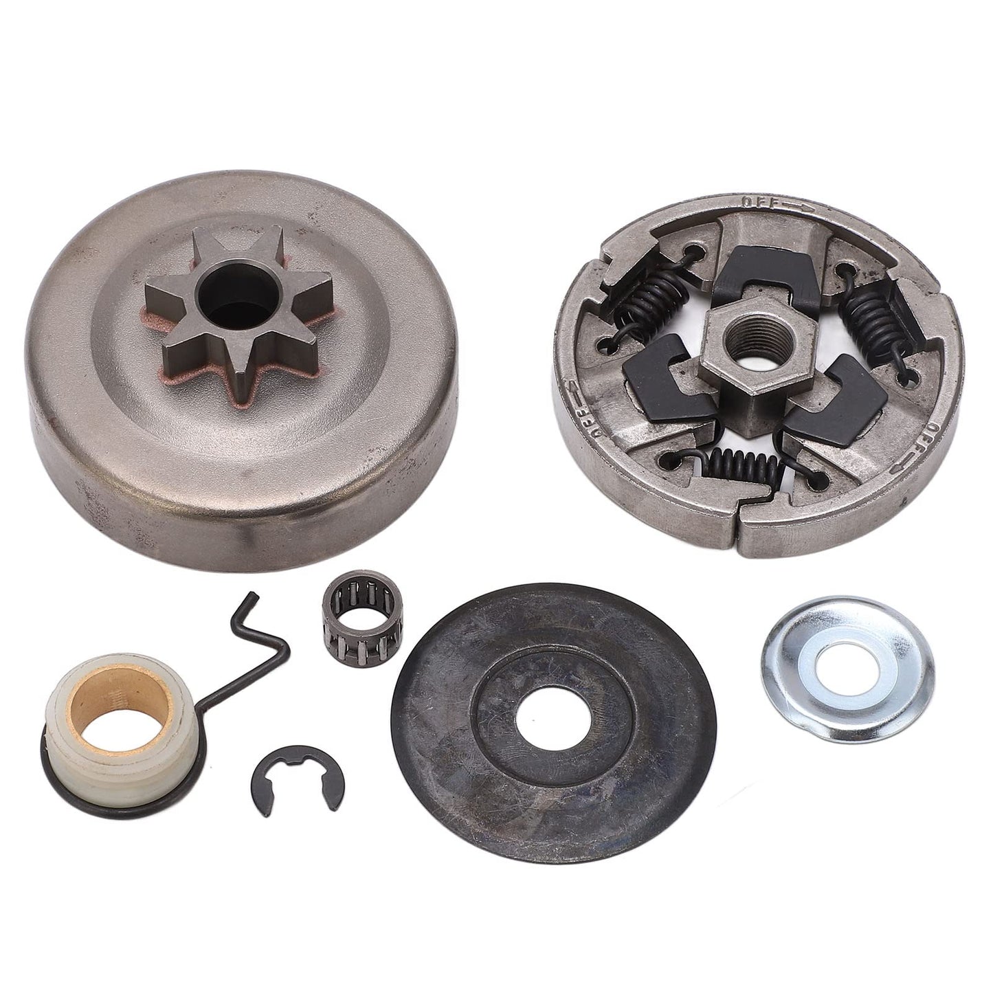 Sprocket Clutch Drum Replacement for 026 024 MS260 MS270 MS280 MS271 MS291 MS240 3/8 Chainsaw Made from Premium Iron Suitable for Forestry Farming Fishing Animal Husbandry Aquaculture