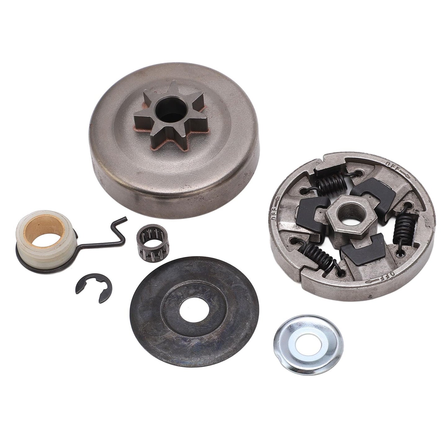 Sprocket Clutch Drum Replacement for 026 024 MS260 MS270 MS280 MS271 MS291 MS240 3/8 Chainsaw Made from Premium Iron Suitable for Forestry Farming Fishing Animal Husbandry Aquaculture