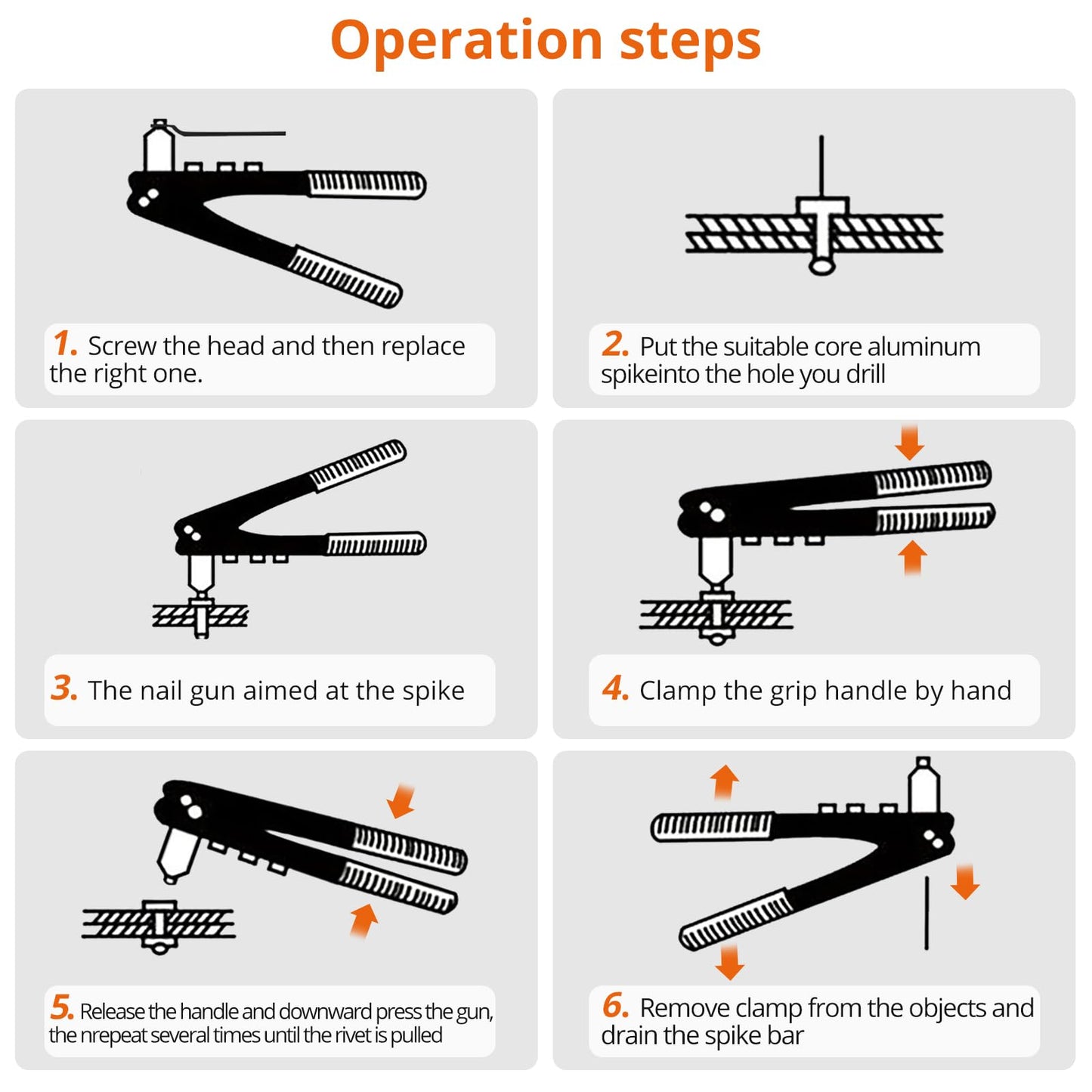 PROSTER 600Pcs Aluminum Blind Rivets Kit, 15 Common Sizes with Storage Case, Silver, for Auto Repair, Metalworking, DIY Projects