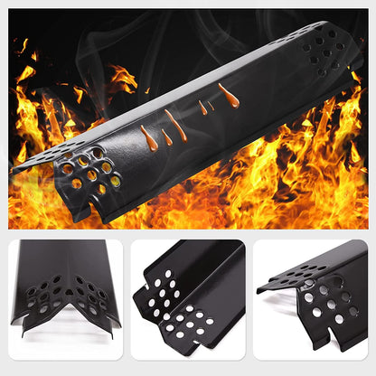Criditpid Replacement Parts for Nexgrill 5 Burner 720-0888, 720-0888N, 720-0830H, Members Mark 720-0882D Grill, 5-Pack Heat Plates Flame Tamers Parts for Nexgrill Replacement Parts 720-0888n