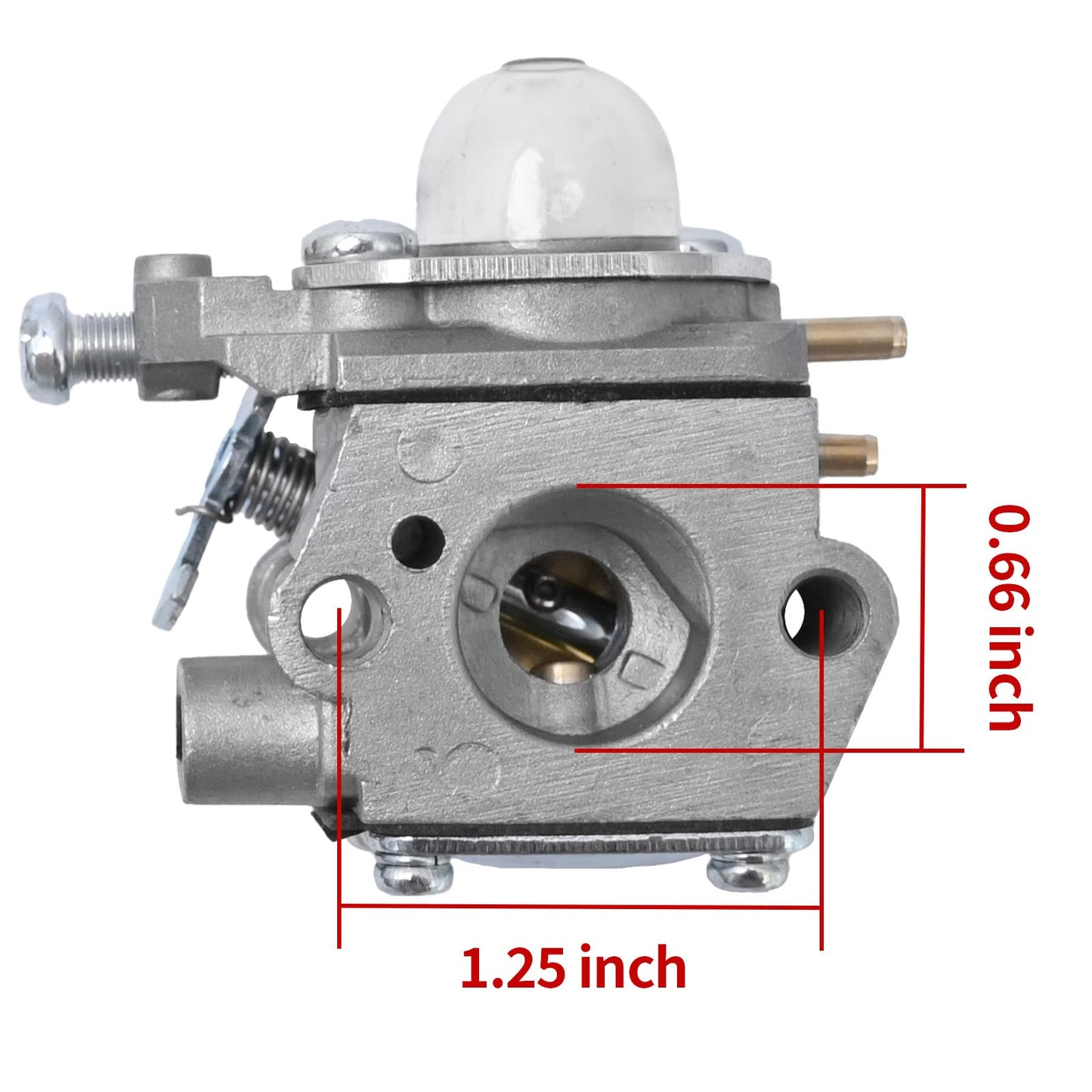 753-06190 Carburetor Replacement Fit for Troy Bilt TB22 TB21EC TB22EC TB32EC TB42EC TB80EC TB2040XP Trimmer Weed Eater Murray M2500 M2510 Brushcutter with Screwdriver Spark Plug Carburetor Kit