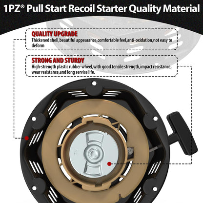 1PZ FBX-S4F Recoil Starter Pull Start Assembly Replacement for Champion Generator 196cc 212cc 224cc 46598 3000 3500 4000 4500 Watt Generator Parts