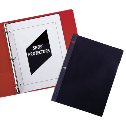 C-Line Traditional Polypropylene Sheet Protectors, 8.5 x 11-Inch, Clear, 100 Per Box (03213)