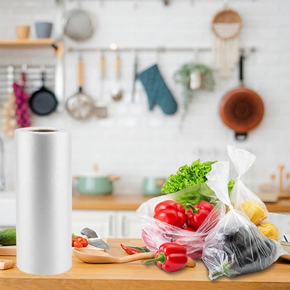 12"x16" Plastic Produce Bags for Groceries, Durable Clear Food Storage Bags for Bread, Fruits, Vegetables, Shopping Poly Packing Bags, 700 Pcs 2 Rolls Plastic Bag