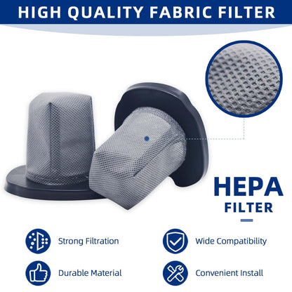 6 Pack CH701 Vacuum Filters Replacement Compatible with Shark Cyclone PET Handheld Vacuum AA701, CH701, CH701C, CH700WM, CH700, CH700C, CH701QGN, CH701QBL, Compare to Part XDCFCH700