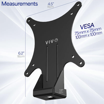 VIVO Quick Attach VESA Adapter Designed for HP Models 27er, 27es, 27ea, 25er, 25es, 24ea, 23er, 23es, 22er, 22es, 22f, 23f, 24f, 25f, and 27f, VESA 75x75m and 100x100mm Conversion Kit, MOUNT-HP27ER