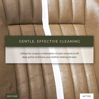 Renapur Natural Leather Cleaner Spray (250ml) – Deep-Cleaning Formula for All Your Leather, Including Sofas, Car Interiors, Footwear, Clothing & Saddles & Tack.