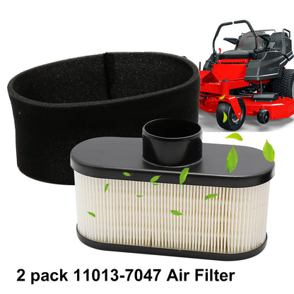 SYOWADA 11013-7047 Air Filter Replacement for Kawasaki FR651V FR691V FR730V FS481V FS541V FS600V FS651V FS691V 4-cycle Engine, 4164631 Air Filter Replacement for John D MIU12555 MIU12554 (2)