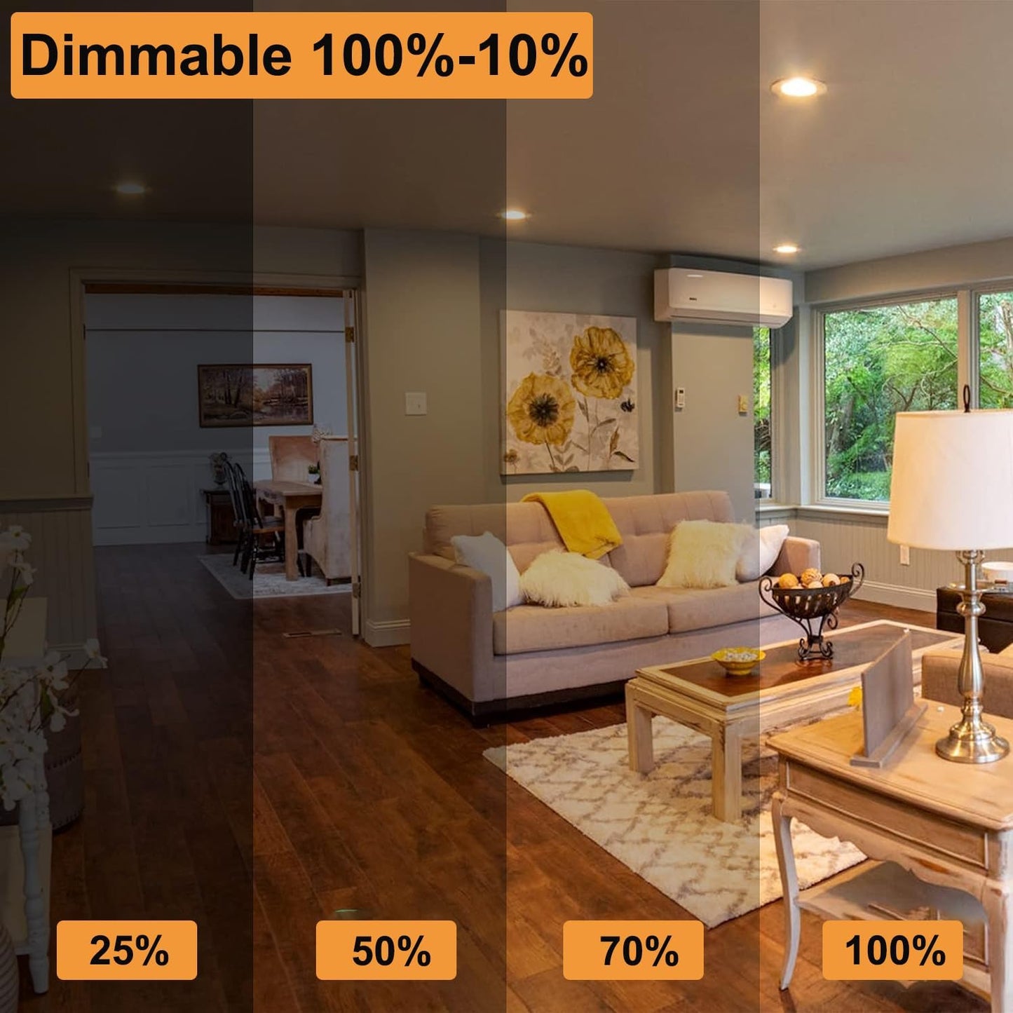 Ivyemons PAR30 Long Neck Halogen 75W 120V - 2 Pack PAR30 75W 120V Flood Bulb Warm White 2800K, PAR 30 Dimmable E26 Base, High Output 800LM 75W PAR 30 Halogen Bulb for Tracking Light, Recessed Light