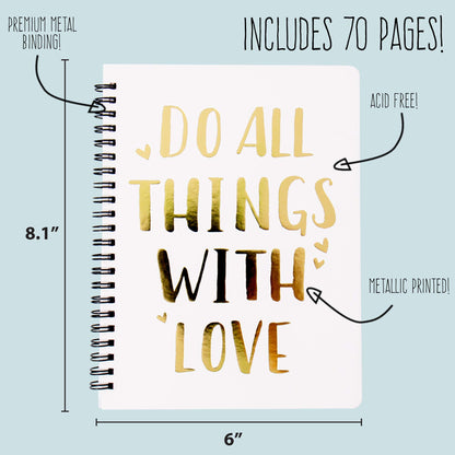 STMT 90824 DIY Journaling Set by Horizon Group USA, Personalize & Decorate Your Planner/Organizer/Diary with Stickers, Glitter Frames, Magnetic Bookmarks, Tassel Keychain & More. Pen Included