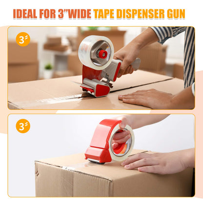 Rolett Packing Tape, 12 Rolls Shipping Tape, Heavy Duty Packaging Tape 1.88” x 65 yd, Heavy Duty Packing Tape Refills, Box Tape for Shipping, Mailing, Moving & Storage, Strong Seal on All Box Types