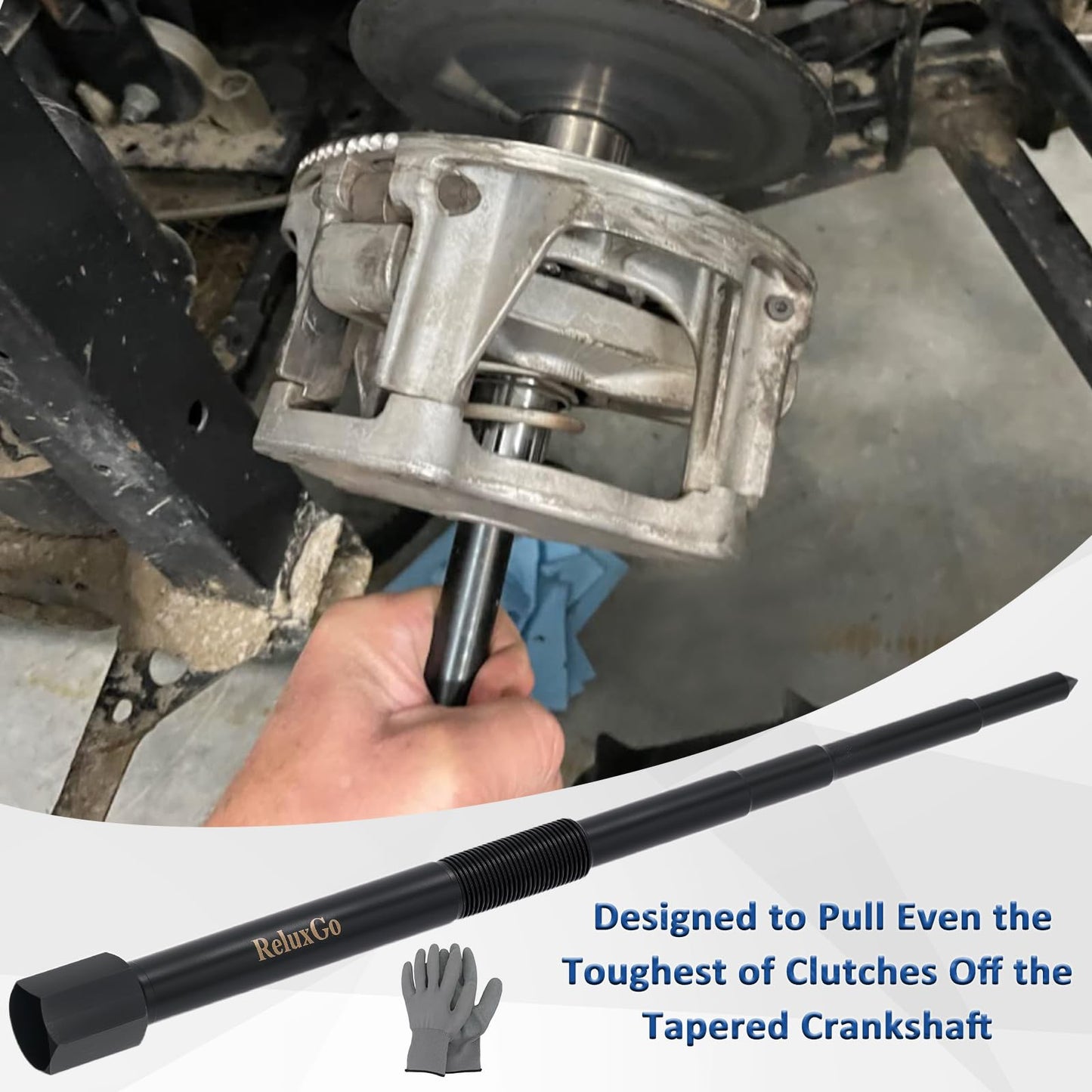 Primary Drive Clutch Puller, fit for Polaris RZR 900/1000/XP, Ranger 900/1000, General 4/1000 XP, Sportsman 850/1000, Scrambler 850/1000, Snowmobile 340/700/800, Replace for OEM 2872085 2875567