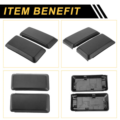 REPAIROCK Front Bumper Pads for Ford F-150 2018-2020 Front Left Right Bumper Guards Insert Pads Caps Plastic Black 1 Pair