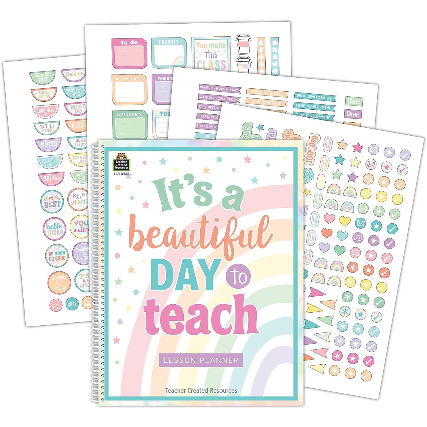 Teacher Created Resources Pastel Pop Lesson Planner