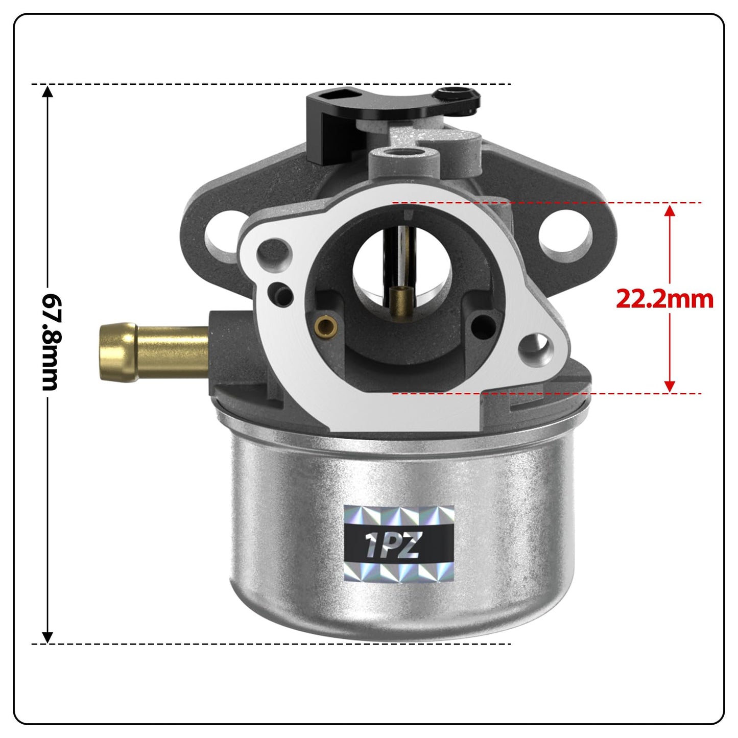 1PZ C59-JY9 799868 Carburetor Carb Replacement for Briggs and Stratton 14111 498170 694882 698444 694202 498254 798170 799872 790821 497347 498966 497314 693909 692648 Models