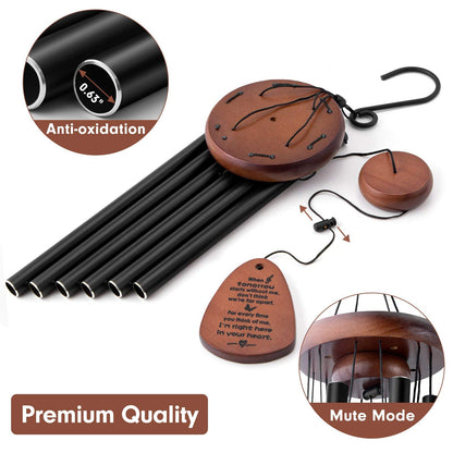 YOUNTASY Sympathy Wind Chimes, Memorial Wind Chimes for Loss of a Loved One Prime, Bereavement/Memorial Gifts/Sympathy Gift in Memory of Loved One Loss of Mother Father Condolence Remembrance 32 Inch