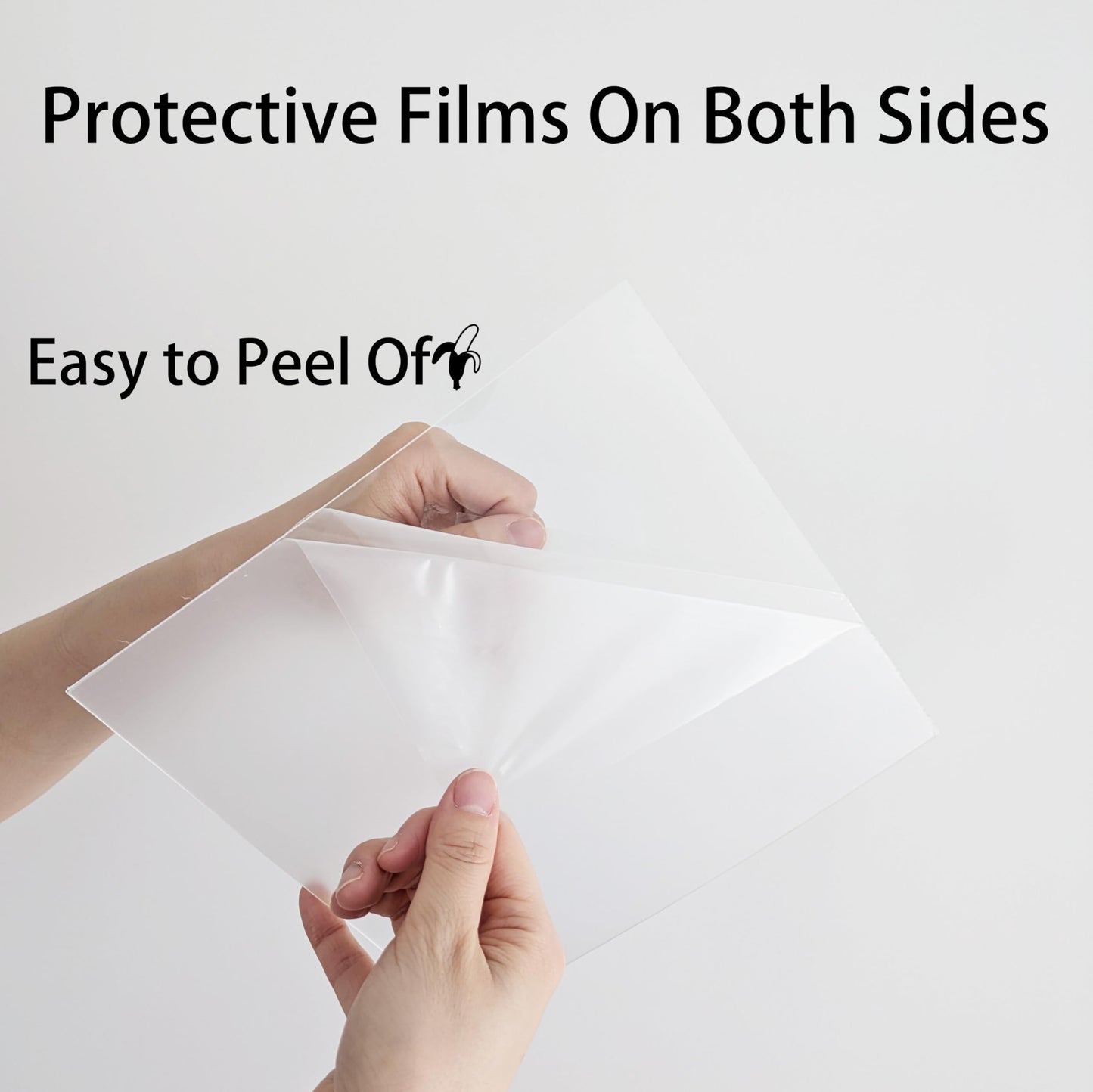 10 Pack 10"x10"x0.04"(1mm) Thick Acrylic Sheets Transparent Plexiglass Panels with Protective Film for Picture Frame Art Design, DIY Craft, Signage, Display, and Home Projects (10, 10x10x0.04)