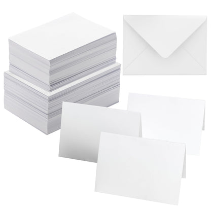 50 Pack Blank Cards and Envelopes 5x7 Inch, Premium White Blank Cardstock Bulk Stationery Greeting Cards, Blank Note Cards with Envelopes for DIY Card Making, Christmas