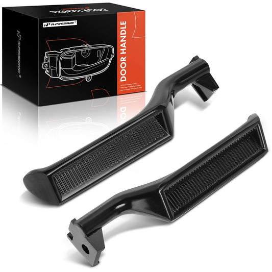 A-Premium - Interior Door Handles All Metal Pair Front Rear Driver & Passenger Side - Compatible with 1987-1997 Ford F150 F250 F350 Bronco F53 F59 F800 - Replace# E7TZ-1522600-A, E7TZ-1522601-A