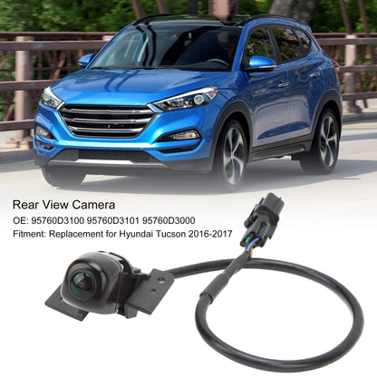 Qiilu Rear View Camera, 95760D3100 Backup Camera Parking Assist Camera de Recul Replacement for Tucson 2016‑2017