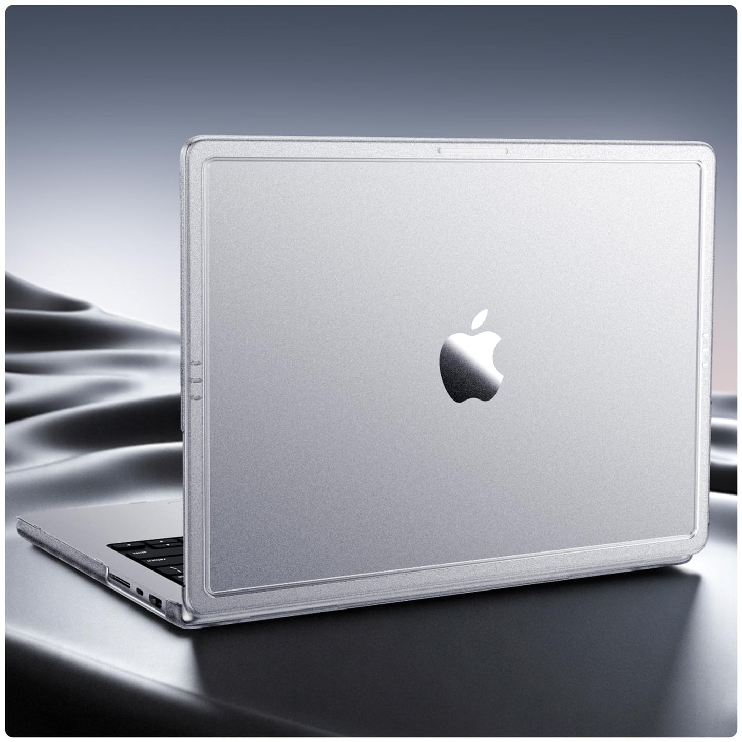 Soonjet CrackGuard for MacBook Pro 14 inch Case M5 M4 M3 M2 M1 Pro/Max 2026 2025-2021 [Anti-Crack Upgrade] [100% Match Official Color] Cover Protective Hard Shell Case Laptop - Matte Clear