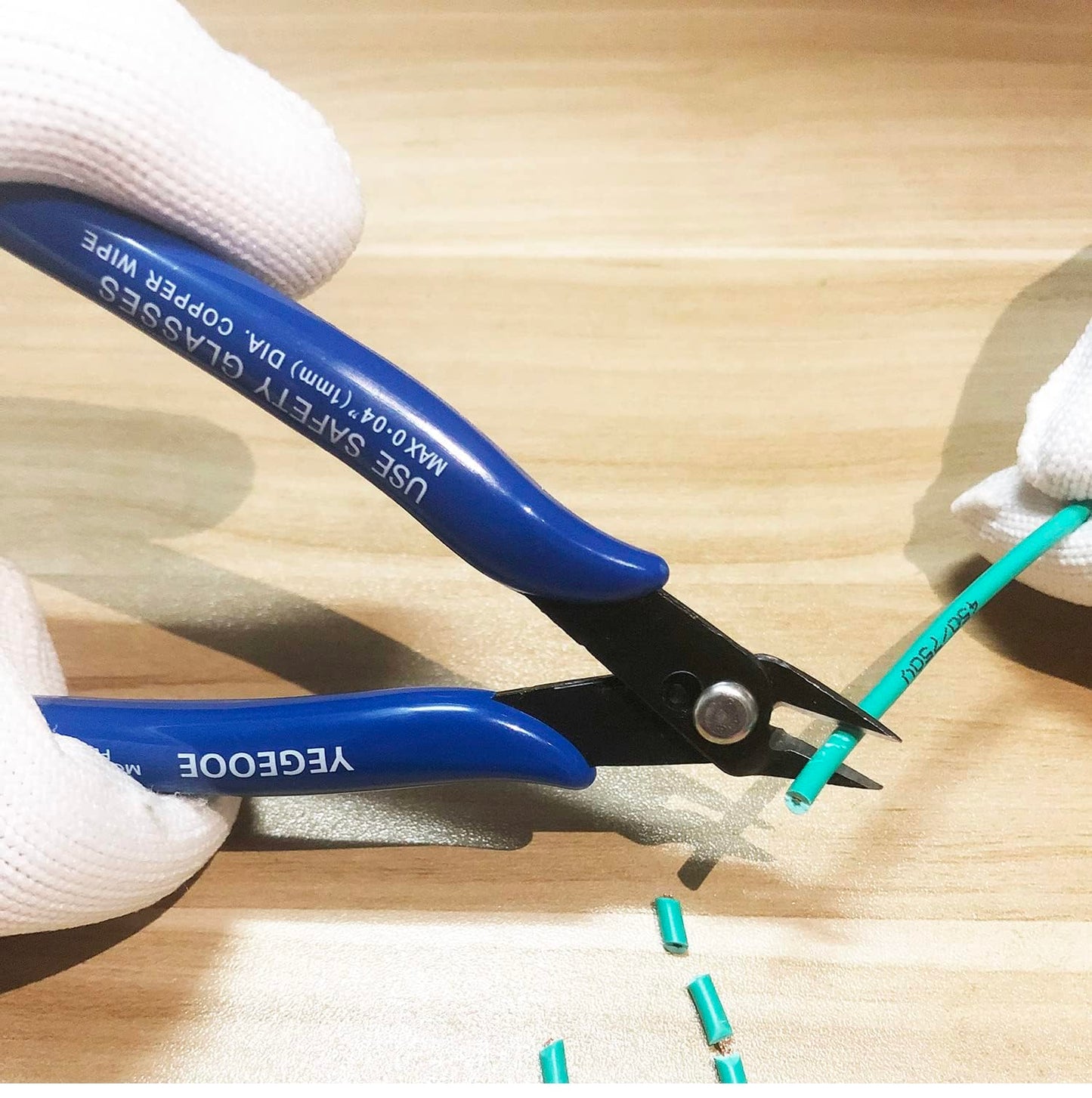 YEGOOD Small Wire Cutters, 10PACK Precision Diagonal Cutting Pliers Side Cutter, Nippers, Micro Flush Cutters, Shear Cutters, Wire Snips